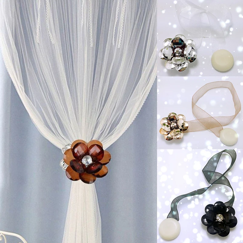 Flower Shape Curtain Buckle Curtains Tieback Holder