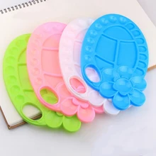 26 колодцев, палитра цветов воды, акварельная краска, пластиковый лоток для рисования, Цветовая палитра, масляная художественная краска, поддон с отверстием для большого пальца