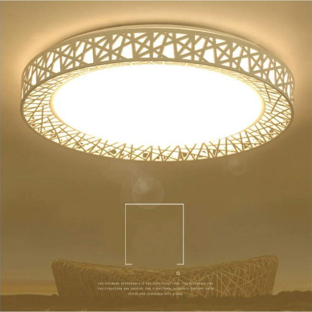 

AC220V 24W 17CM LED Ceiling Light Bird's Nest Shape Led Ceiling Lamp Flush Mount Bedroom Fixture Lamp For Living Room #