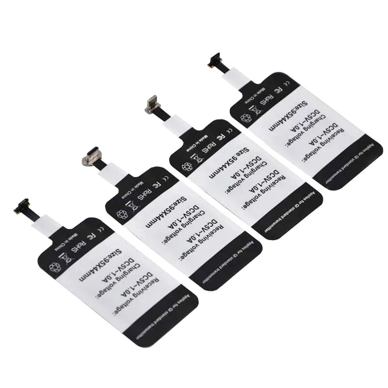 Slim Qi Wireless Charger Receiver Fast Charging Receiver for wireless charger Pad Coil for iphone6 6plus 7 7plus Type-C/Type-A