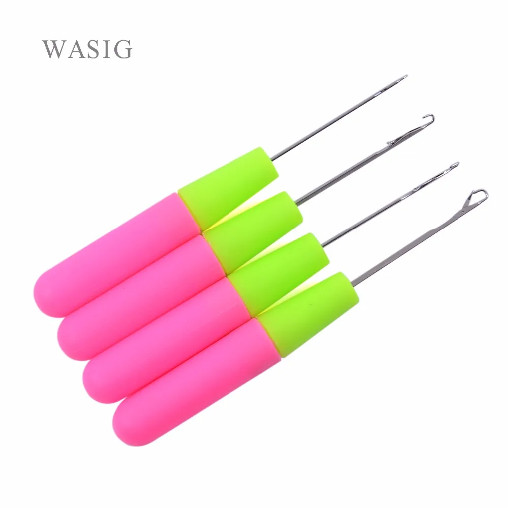 Wholesale 50Pcs Crochet Hook For Braids Big Hole Crochet Braids Needle