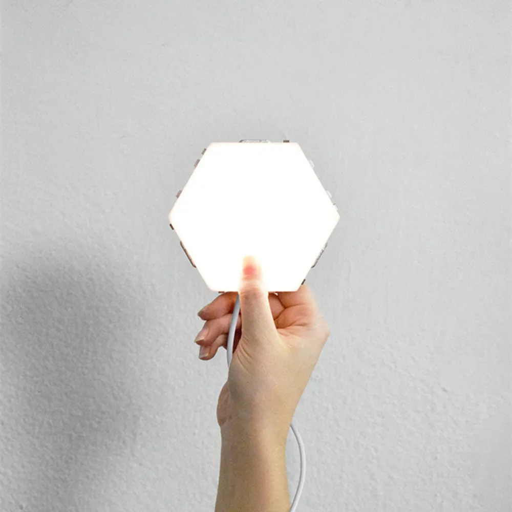 Quantum Lamp Touch Sensitive Night Light Magnetic Hexagons Creative Decoration Wall Lampara For Children Restaurant Marrying