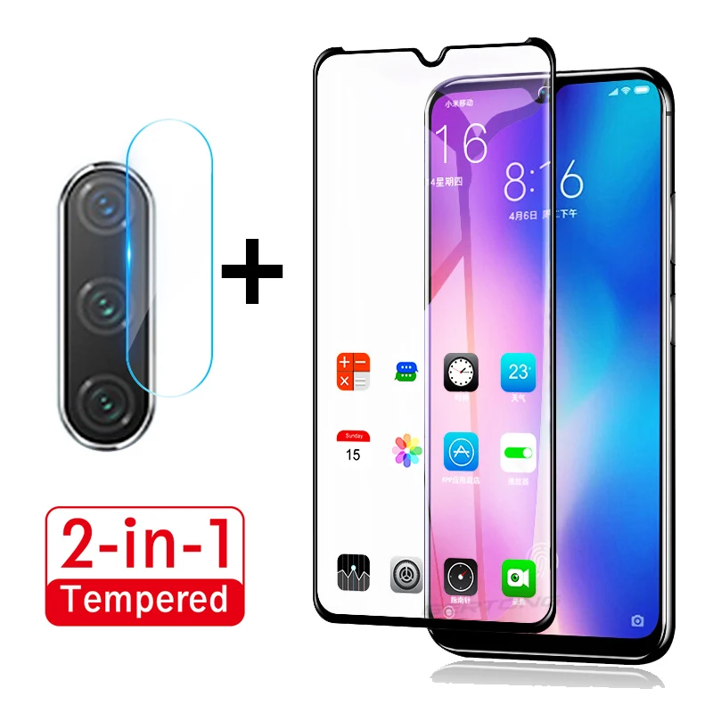 

2 in 1 9D Camera Lens Front Glass For Xiaomi Mi 9 cc9 9t Pro Mi 9 SE 8 Lite High Clear Screen Protector Film For Xiaomi Mi9 Mi8