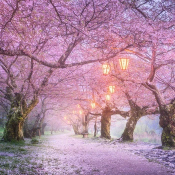 

Full Square/Round Drill 5D DIY Diamond Painting Cross Stitch "Cherry blossom forest " 3D Embroidery Mosaic Home Decor Gifts HCR
