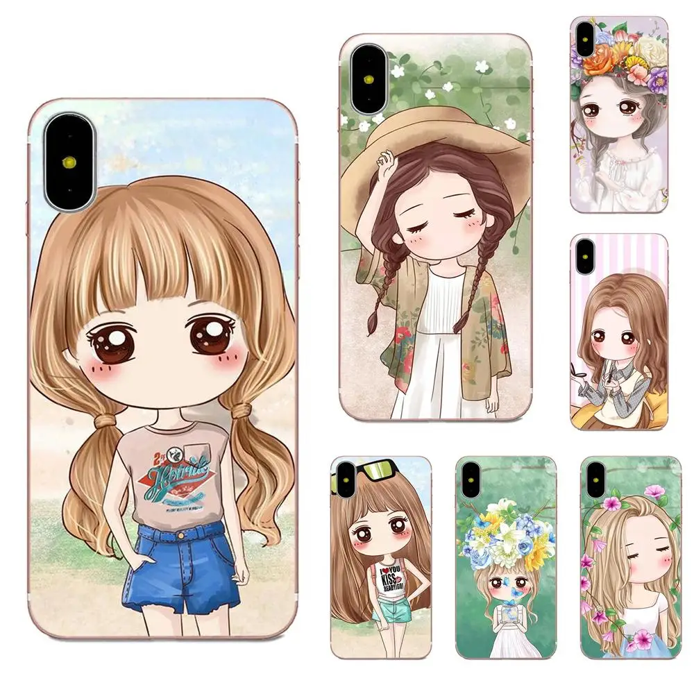 Best Friend Cartoon Kawaii Girl For Xiaomi Redmi Note 2 3 3S 4 4A 4X 5 5A 6  6A Pro Plus TPU Phone Capa|Half-wrapped Cases| - AliExpress