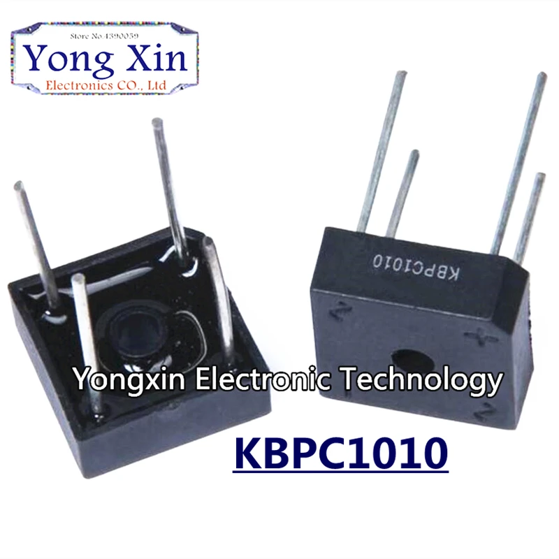 

5PCS KBPC1010 10A 1000V diode bridge rectifier IC