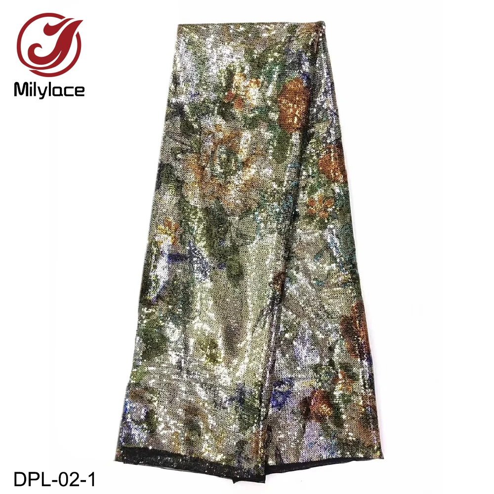 Milylace нигерийская кружевная ткань горячая распродажа женская многоцветная