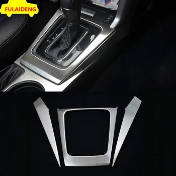 

3pcs For Subaru Forester 2013-2018 Stainless Steel Gear Box Panel Cover Interior Trims Decorative Sequins Car Styling