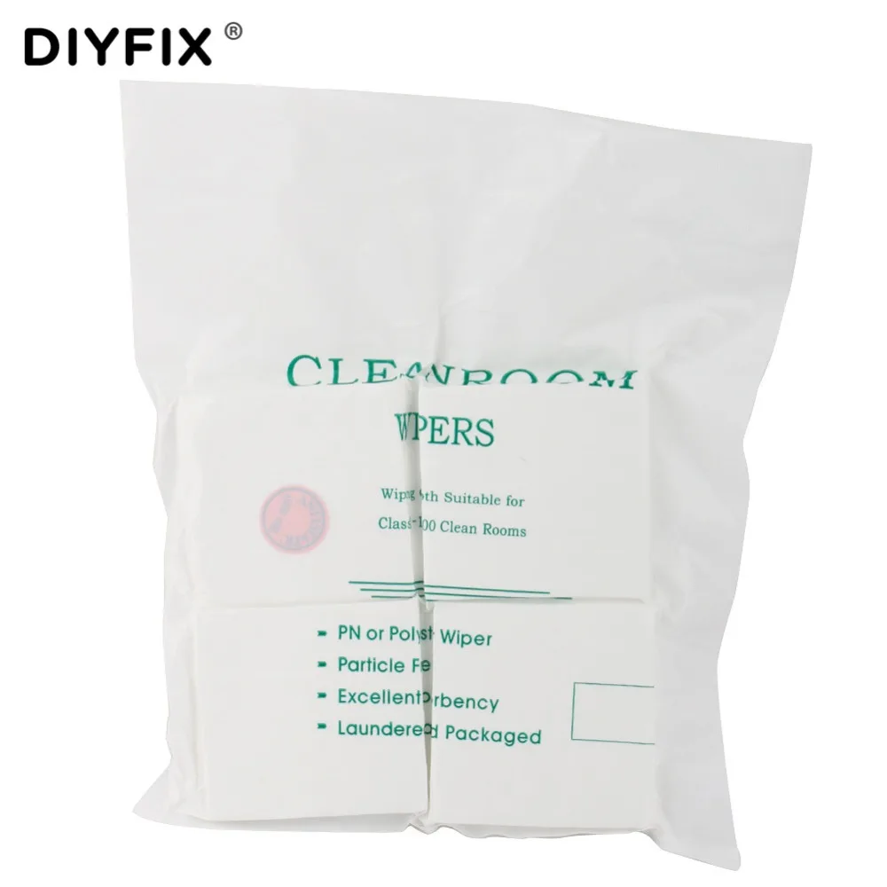 Us 9 99 Diyfix 1bag Soft Cleanroom Wiper Phone Lcd Screen Cleaning Tool 10x10cm Dust Free Cloth For Class 1 10000 Clean Rooms In Hand Tool Sets From