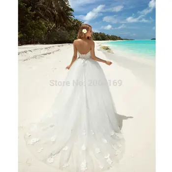 

Free Shipping New Arrival Ball Gown Wedding Dress With Belt Sweetheart Appliques Vintage Bridal Dresses Elegant Casamento 2019
