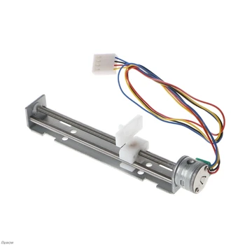 

DC 4-9V Drive Stepper Motor Screw with Nut Slider 2 Phase 4 Wire For Laser Engraving Damom