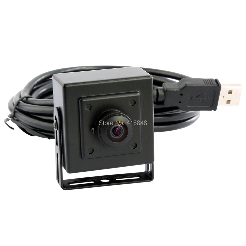5Megapixel 2592X1944 180 degree fisheye Lens 1/2.5 Aptina MI5100 CMOS CCTV micro HD surveillance box USB Camera web camera hd