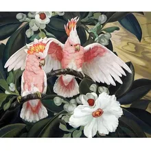 Вышивки 5D алмазная Вышивка крестом Попугай животное птица картина украшение дома полный квадрат дрель картина ручной работы настенное искусство