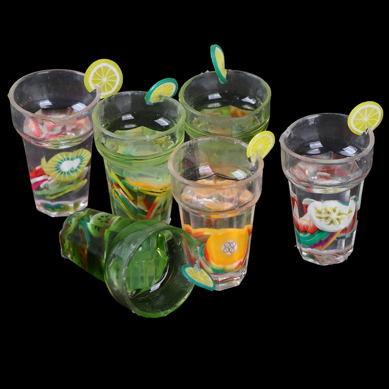 

Miniature Resin 1/12 Food Fruit Bottle Simulation Drinks Model Toys Drink Play Dollhouse Dolls Accessories Furniture Toy