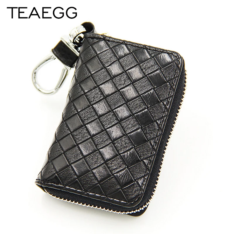 TEAEGG из искусственной кожи женский кошелек для ключей сумка на молнии брелок