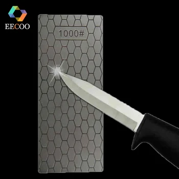 

EECOO Professional 400 or 1000 Ultra-thin Honeycomb Surface Sharpening Stone Knives Diamond Plate Whetstone Knife Sharpener