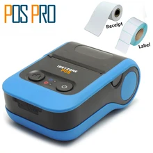 IMP020 Für sowohl Erhalt und Label 2 zoll 58mm Tragbaren Drucker Bluetooth thermodrucker Android/iOS/Fenster mit Lithium-batterie