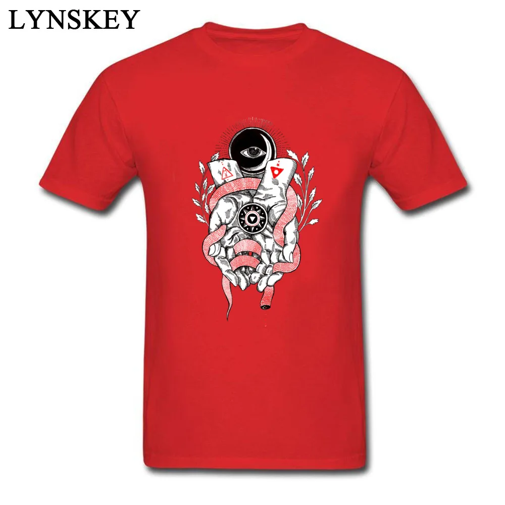 Simple Style Tops T Shirt for Men Special Summer Autumn Crewneck Cotton Fabric Short Sleeve T Shirt The Blood offering Casual Tee Shirt red