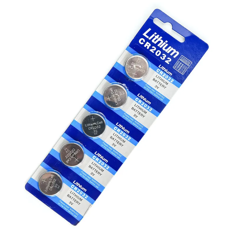 

Cheap 5PCS Batterie CR2032 batteries 2032 3V Lithium Type Button Coin Cell Watch Battery 5004LC ECR2032 DL2032 KCR2032