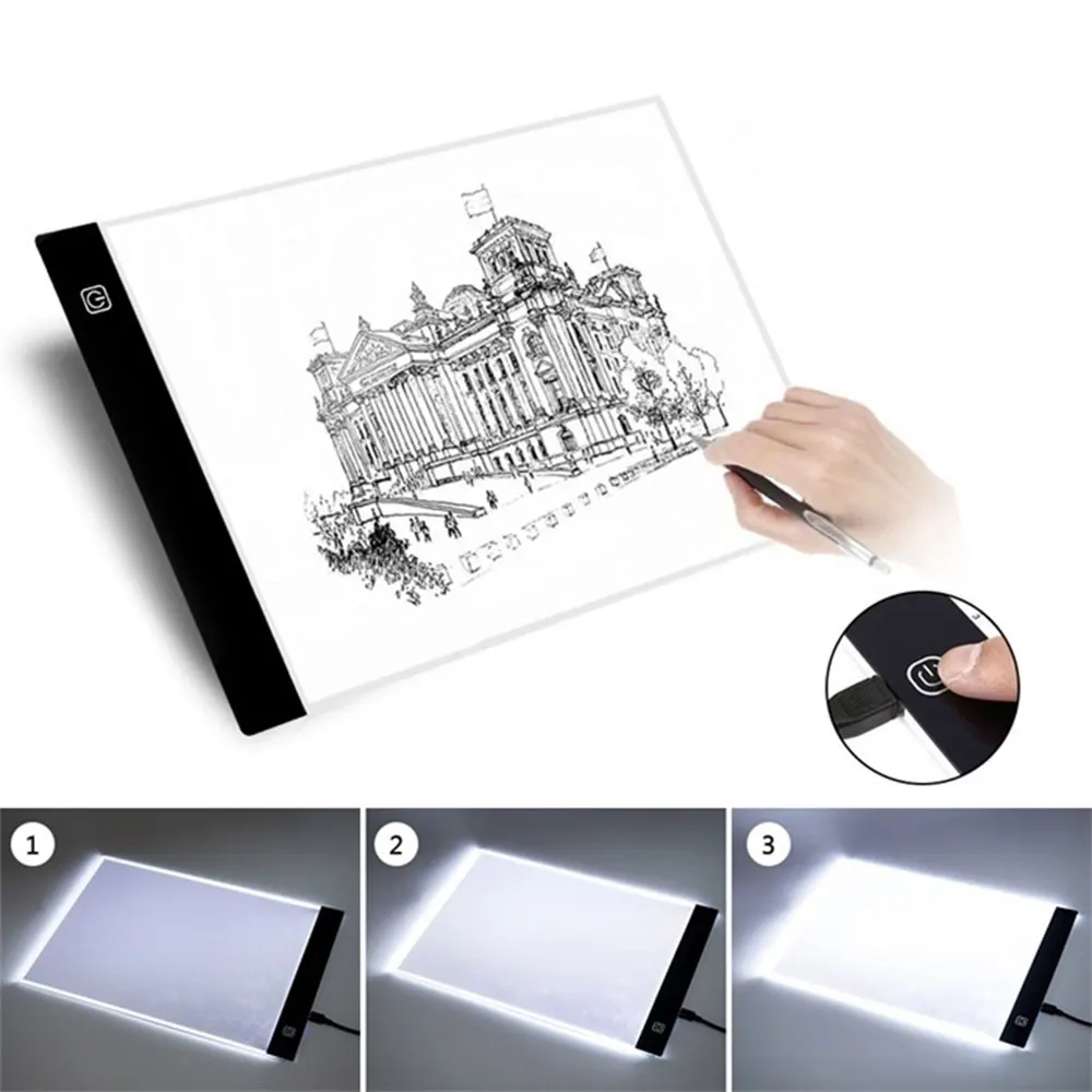 

Digital Graphic Tablet A5 LED Artist Stencil For Drawing Copy Board Light Box Tracing Writing Portable Electronic Tablet Pads