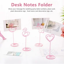 Место Держатель для карт Памятка номер имя стол блокнот папка в форме сердца зажимы Свадебные сувениры место держатель для карт стол фото зажимы