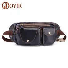 JOYIR 2019 New Genuine Leather Men Crossbody Bag Travel Fashion Chest Bag Male Belt Bag Waist Packs Men Shoulder Messenger Bag genuine leather men waist packs travel chest bag unisex belt bag men money belt shoulder bag bum crossbody bags for women purse