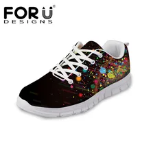 FORUDESIGNS/обувь на плоской подошве г. Женская Осенняя повседневная обувь дышащая удобная обувь на плоской подошве для женщин, женская обувь для отдыха на шнуровке