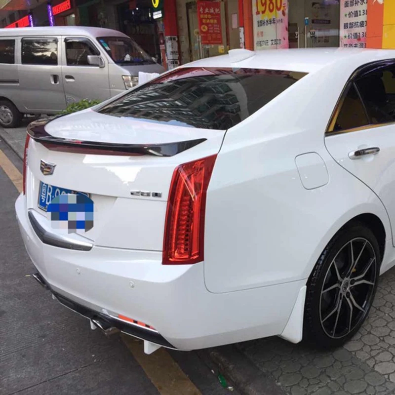 ATS углеродного волокна спойлер задний хвост 3D модель для Cadillac ATS 4 Двери Седан