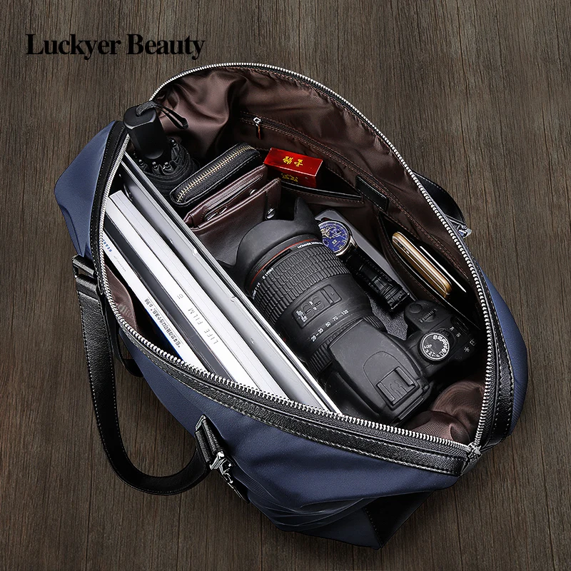 Luckyer Beauty 2017 Модные мужские дорожные сумки высокого качества нейлоновая сумка