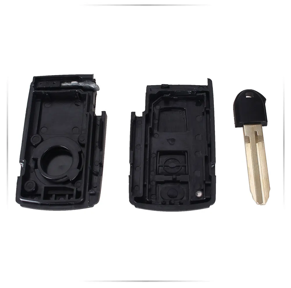 KEYYOU 2 кнопки дистанционного ключа чехол для TOYOTA PRIUS COROLLA VERSO TOY43 BLADE