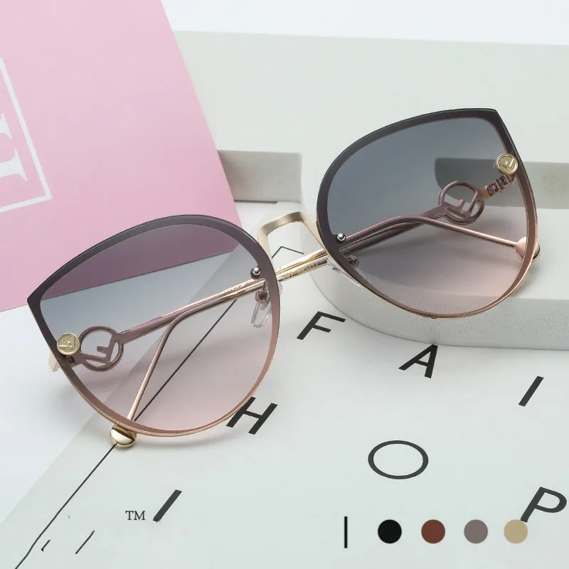 Новые солнцезащитные очки «кошачий глаз», модные солнцезащитные очки, женские солнцезащитные очки «Океан»