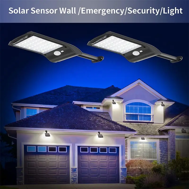36 LED Wireless Solar Lights LED Outdoor Decor Waterproof PIR Motion Sensor Solar Wall Light For Garden Street Solar Lamps H