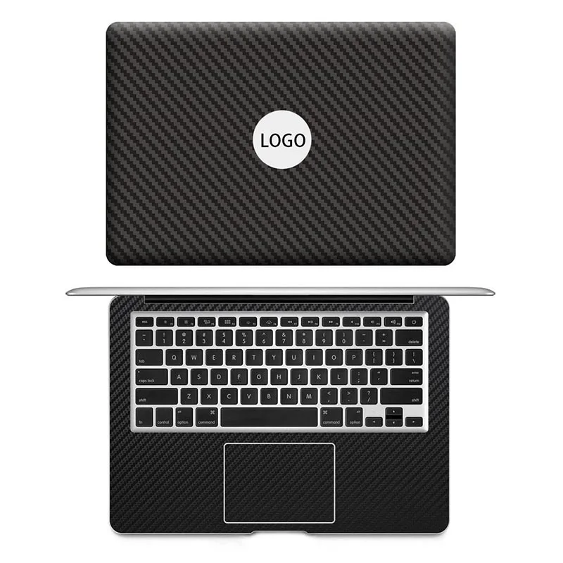 Наклейка для ноутбука из черного углеродного волокна стикер Macbook Pro Air Retina 11 12 13 15