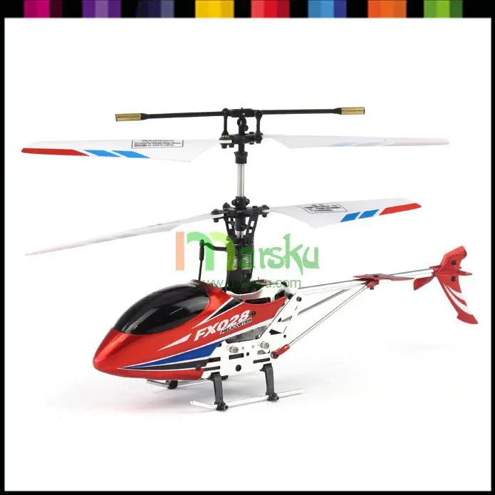 FX028 4ch metal helicopter IR control RC toy model helicopter 4014helicopter boxhelicopter