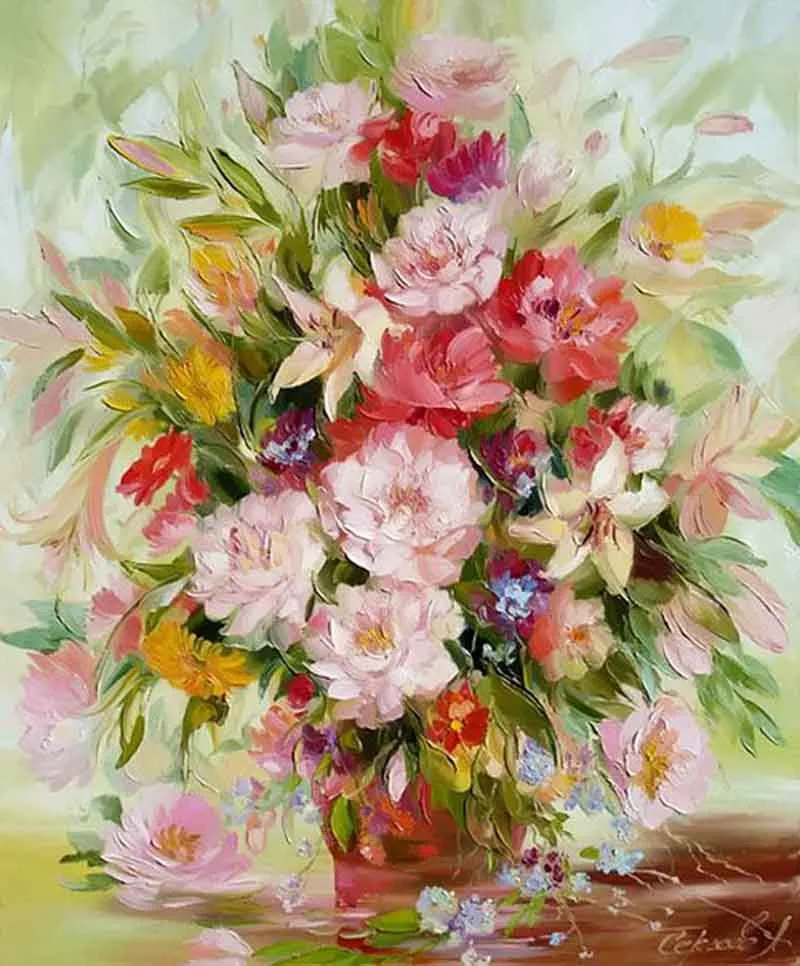 Картина Цветы Купить В Спб