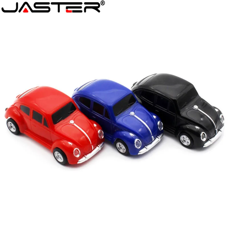 JASTER Mini Beetle модель автомобиля Флешка 4 ГБ 8 ГБ 16 ГБ 32 ГБ 64 ГБ USB флэш-накопитель карта памяти, Флеш накопитель в подарок U диск