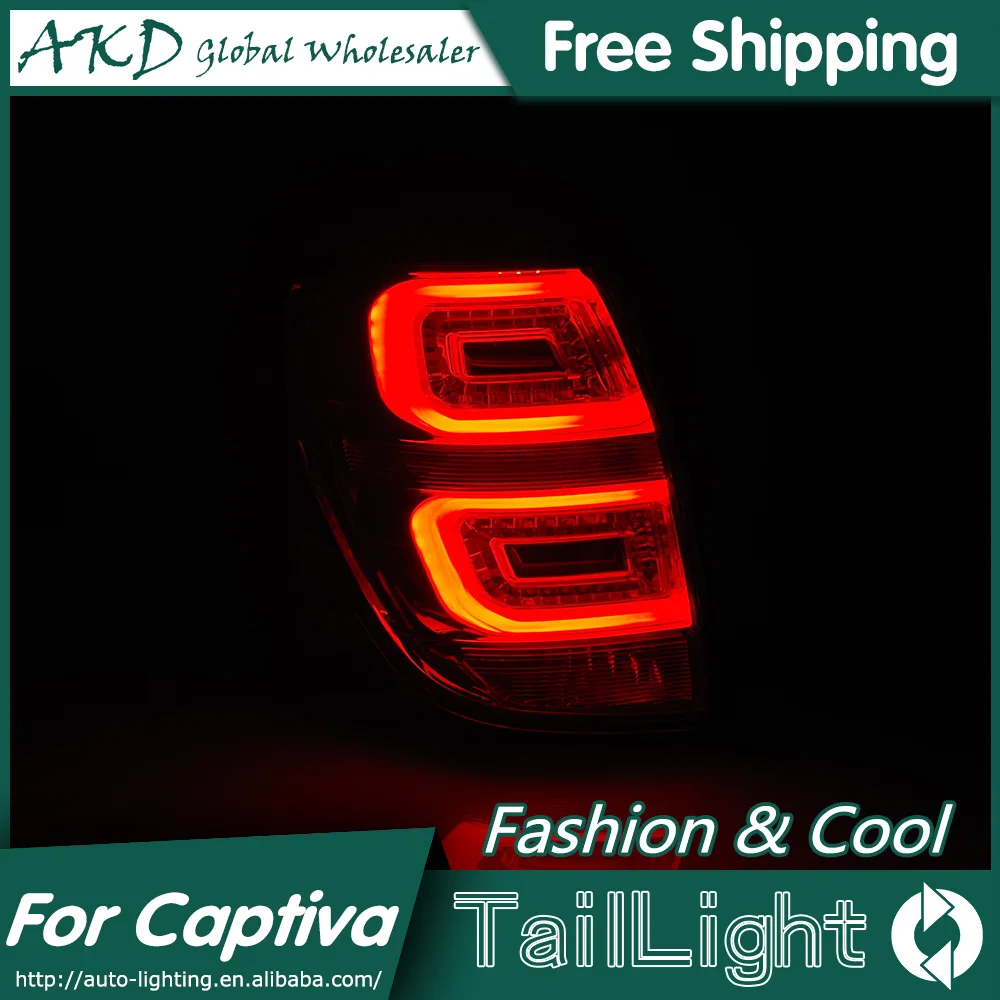 AKD автомобильный Стайлинг для Chevrolet Captiva задний светильник s 2008- каптива светодиодный задний светильник светодиодный задний фонарь DRL+ тормоз+ Парк+ сигнал