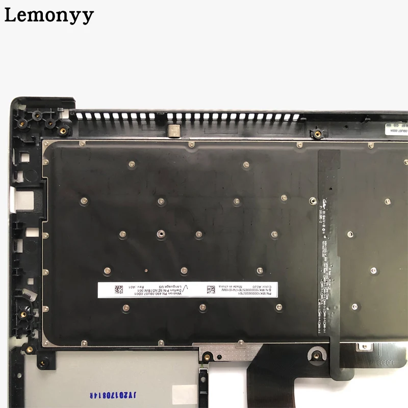  Russian laptop Keyboard for Xiaomi MI Air 13.3 inch 9Z.ND7BW.001 MK10000005761 490.09U07.0D01 Backl