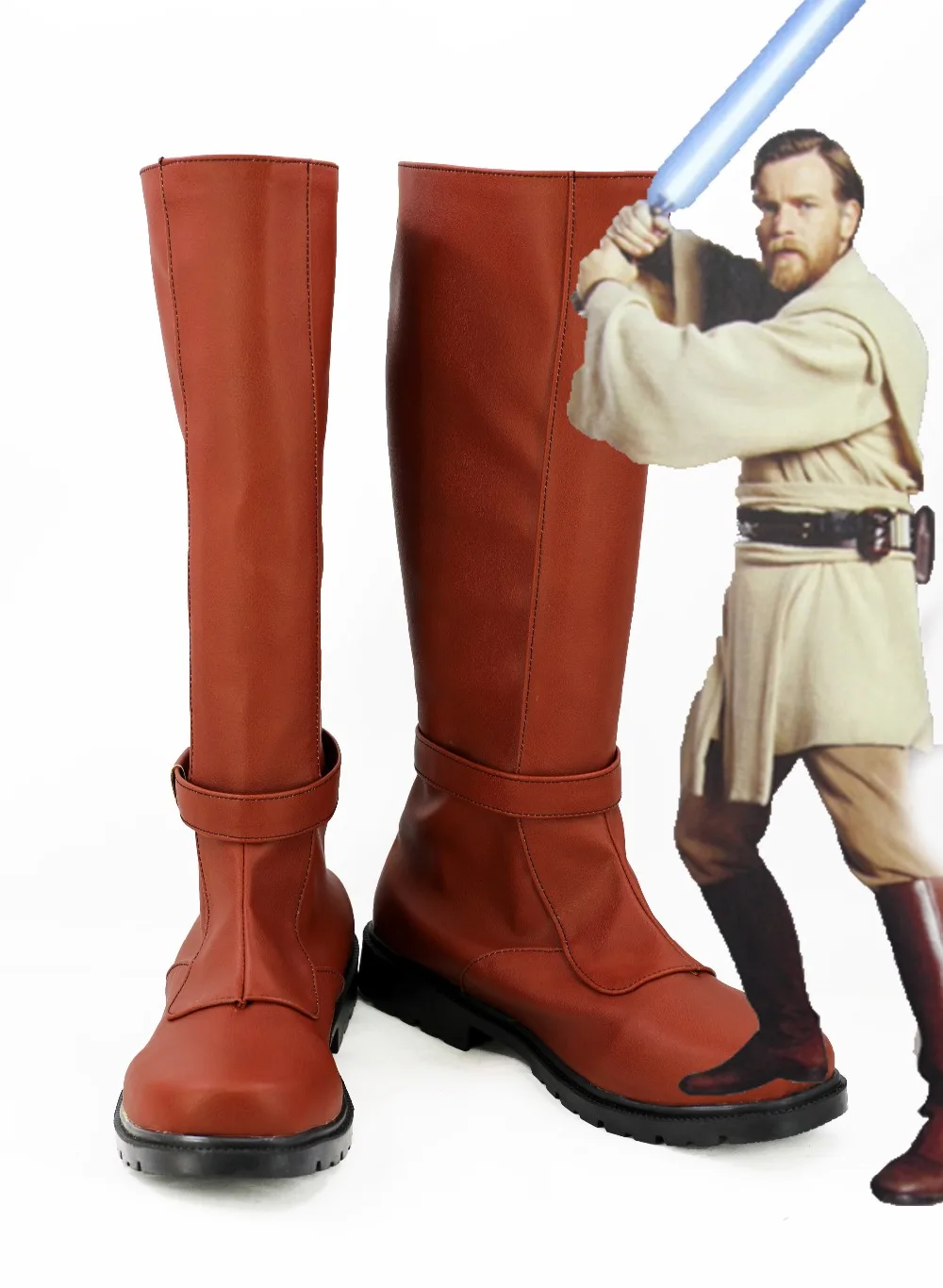 

Star Wars Obi Wan Kenobi Jedi Boots Cosplay Shoes Custom Made
