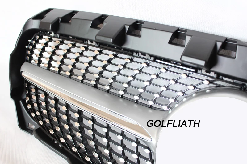 GOLFLIATH Алмазная решетка для CLA класса Mercedes Benz W117 C117 CLA180 CLA 200 CLA260 CLA300 2013+ ABS Материал