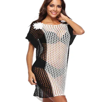 

New arrival women's beach dress pareo high quality comfortable breathable swimwear women swimsuits cover ups swimsuits women