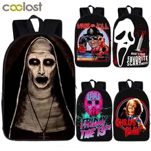 Рюкзак для женщин и мужчин с принтом «ужас демоническая сестра валак»/«Фредди»/«Джейсон», рюкзак для подростков и мальчиков, школьный рюкзак, сумки для ноутбуков