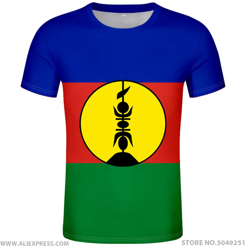

NEW CALEDONIA t shirt diy free custom made name number ncl t-shirt nation flag nc french country college logo photo text clothes