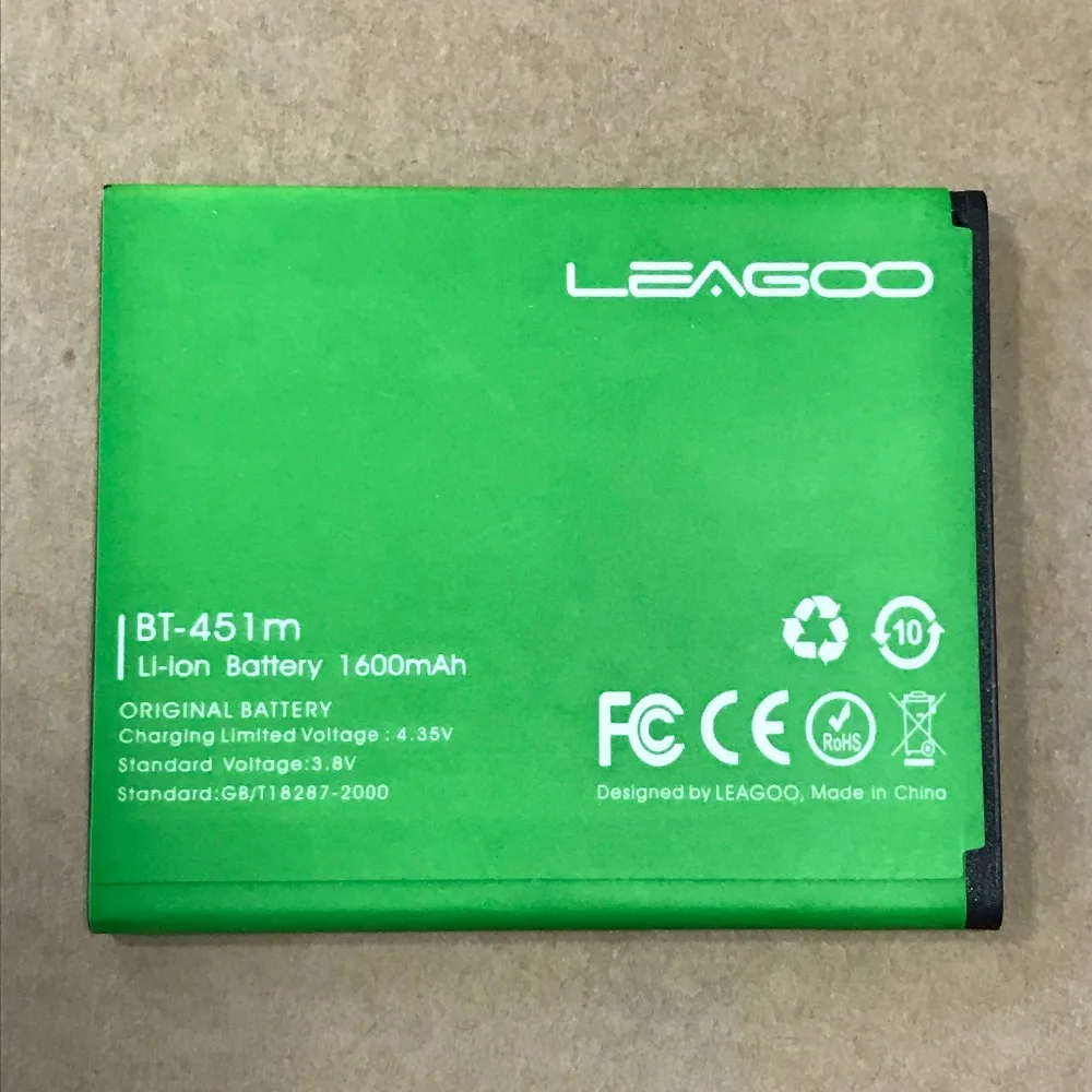 

MLLSE BT-451M 1600mAh Battery for Leagoo BT451 BT-451 Lead 6 Alfa 6 smartphone