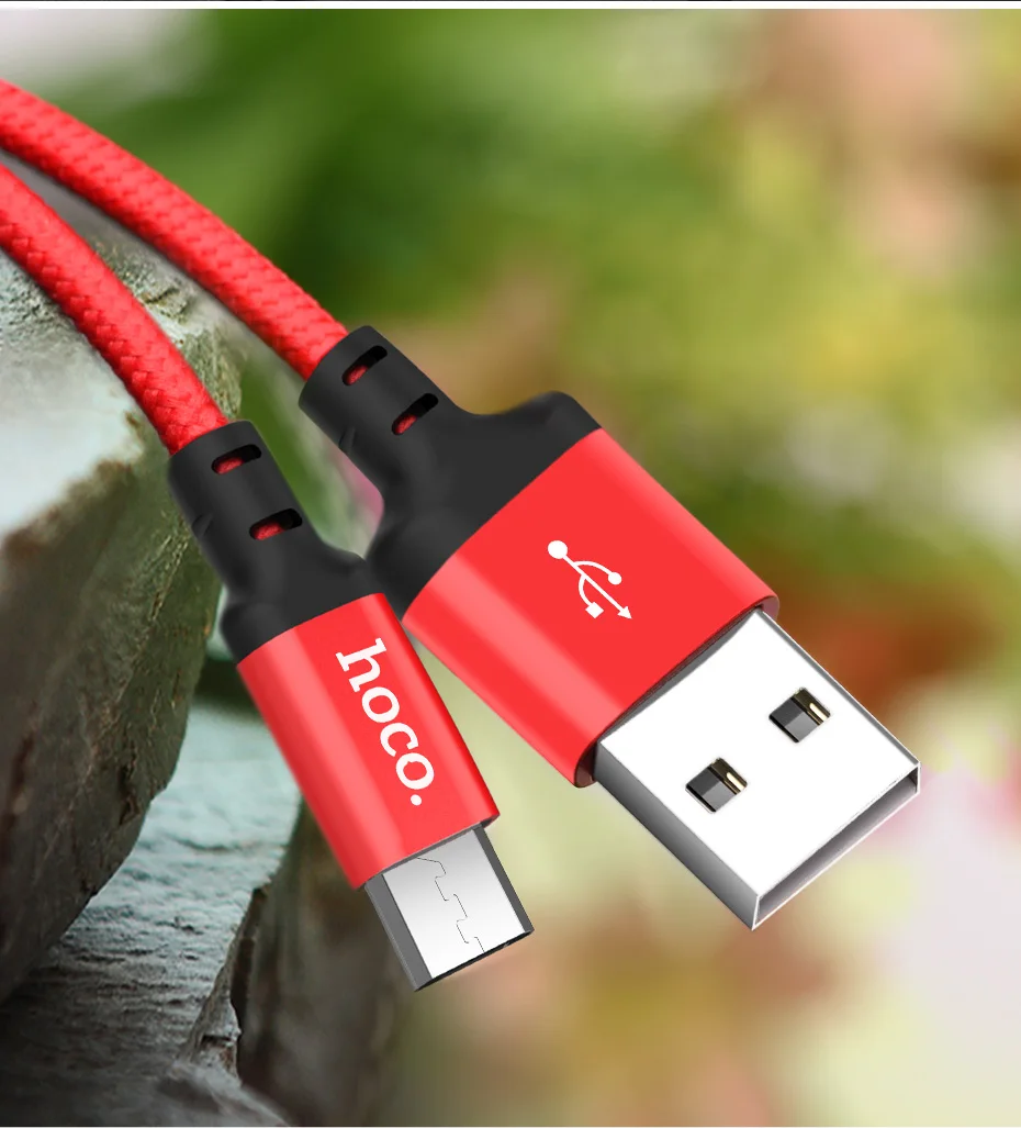 НОСО Micro USB кабель 2 м 1 м 5V2A быстро Зарядное устройство USB кабель для samsung Xiaomi huawei Mobile телефон кабели для Android