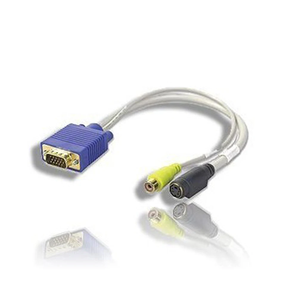 15 Hot Hot Sale Blue Yellow 4 In 10 2 Cm Tv Out Vga To S Video Rca Cable Adapter Vga To Vga To S Videovga To Vga Aliexpress