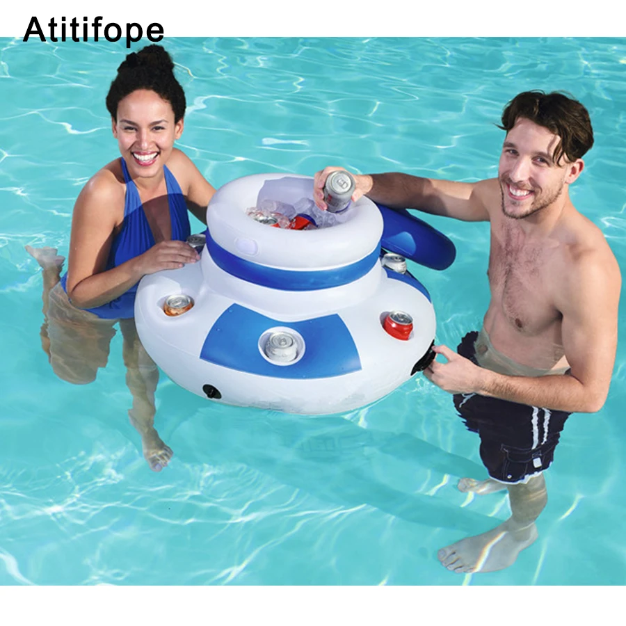 Inflatable Bar Bucket water inflatable ice bucket holder mobile phone cola drink bottle cup holder swimming pool accessories Inflatable Bar Bucket water inflatable ice bucket holder mobile phone cola drink bottle cup holder swimming pool accessories