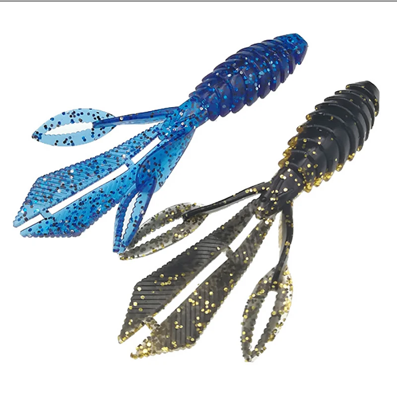 4pcs soft bait lures Easy Shiner soft bait Crazy Flapper Fishing Lures