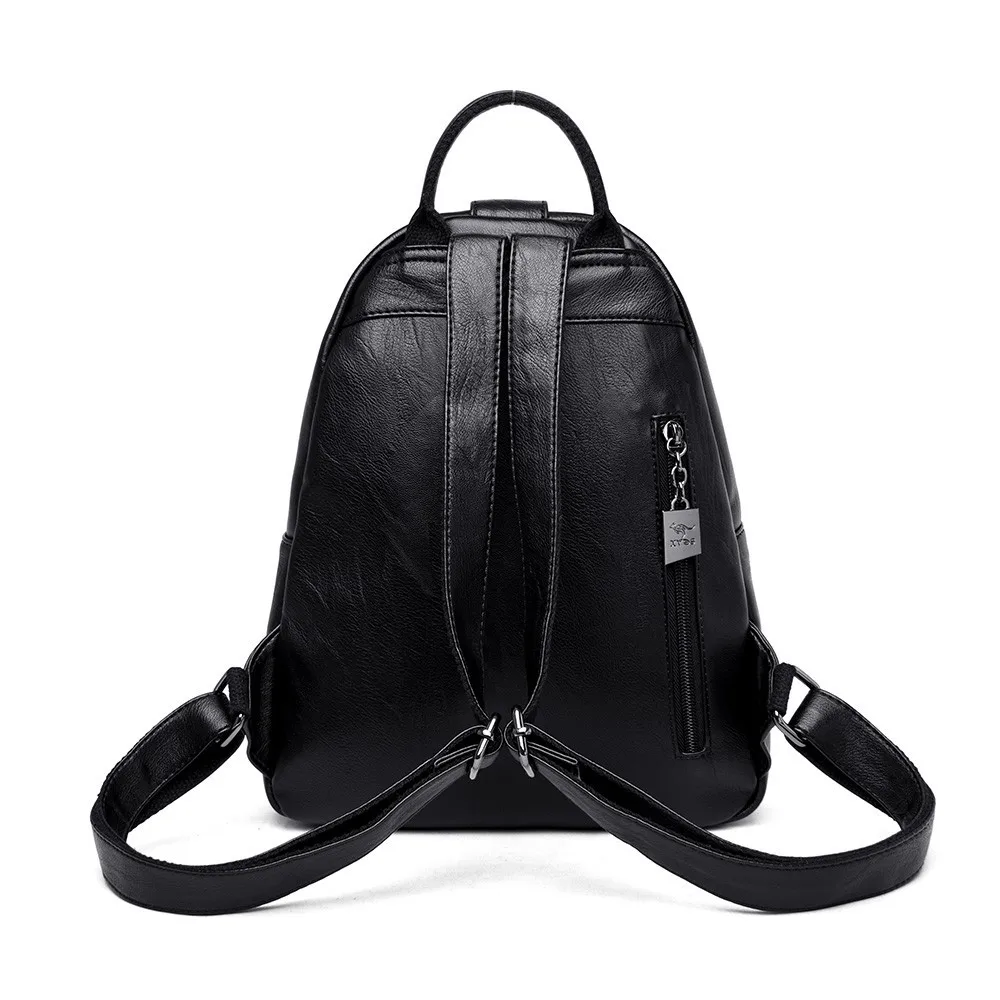 New Women sheepskin Backpacks School Bags For Girls Female Fashion Backpack Travel Shoulder Bags High Quality Mochilas Feminina