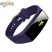 KISSCASE Спорт Bluetooth Смарт-браслет светодиодный экран открытый Bluetooth браслет мода бег водостойкий смарт-браслет